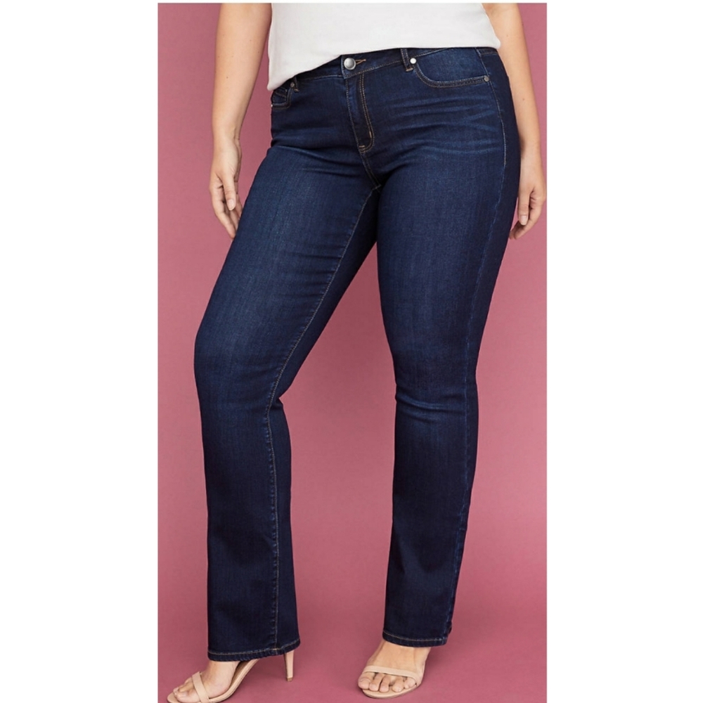 Lane Bryant Size 24 Mid-Rise Super Stretch Jeans